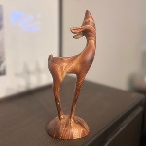 Mid Century Modern Ceramic Deer Figurine